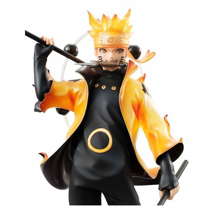NARUTO SHIPPUDEN - Naruto Uzumaki Six Paths Sage Mode 15th Ver. Pvc Figure G.E.M.