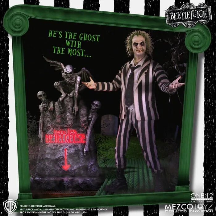 BEETLEJUICE - Beetlejuice Deluxe Edition 1/12 Action Figure