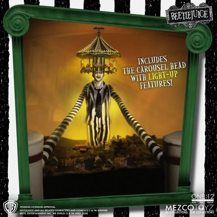 BEETLEJUICE - Beetlejuice Deluxe Edition 1/12 Action Figure