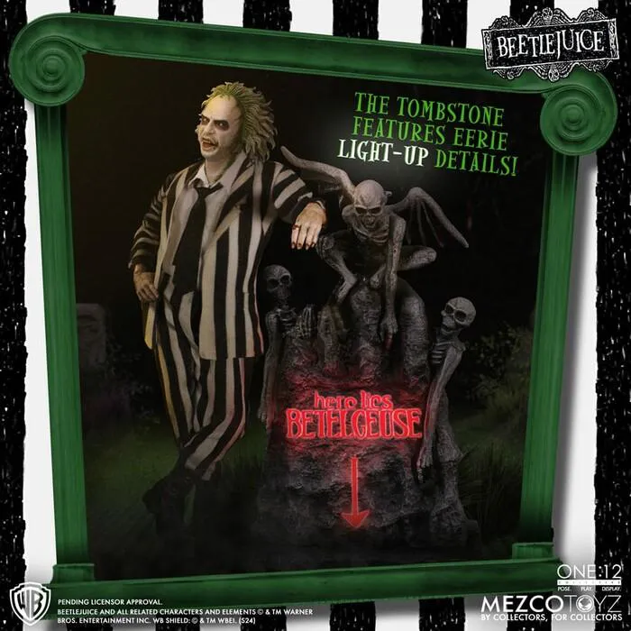 BEETLEJUICE - Beetlejuice Deluxe Edition 1/12 Action Figure