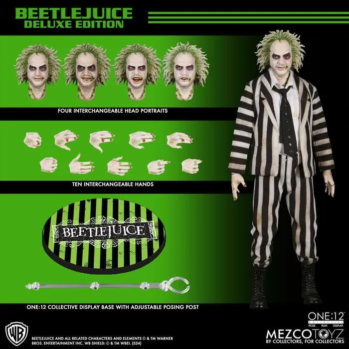 BEETLEJUICE - Beetlejuice Deluxe Edition 1/12 Action Figure