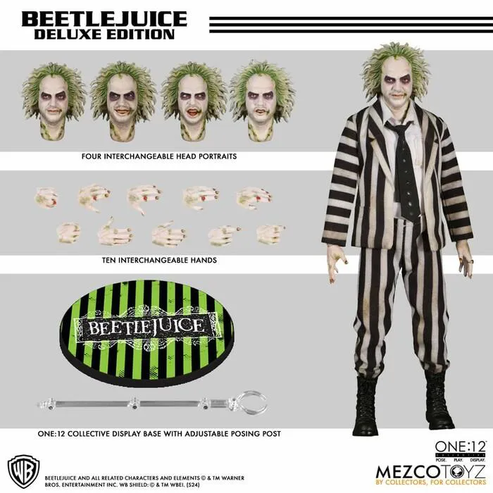BEETLEJUICE - Beetlejuice Deluxe Edition 1/12 Action Figure