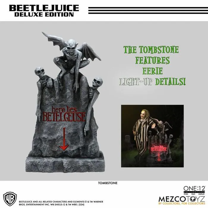 BEETLEJUICE - Beetlejuice Deluxe Edition 1/12 Action Figure