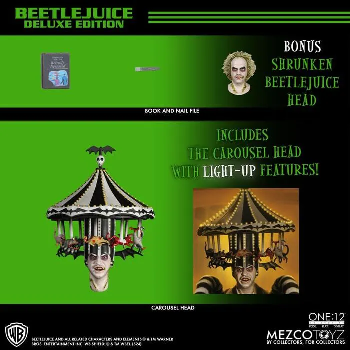 BEETLEJUICE - Beetlejuice Deluxe Edition 1/12 Action Figure