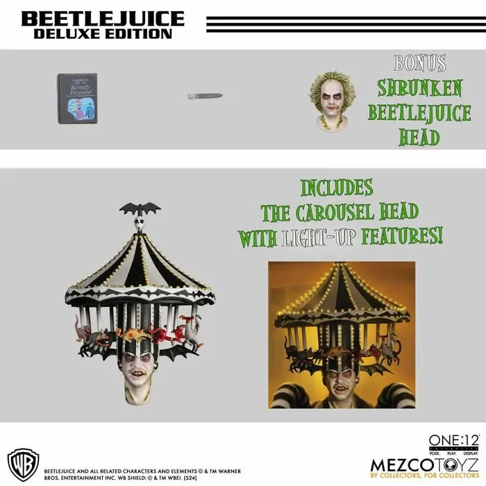 BEETLEJUICE - Beetlejuice Deluxe Edition 1/12 Action Figure
