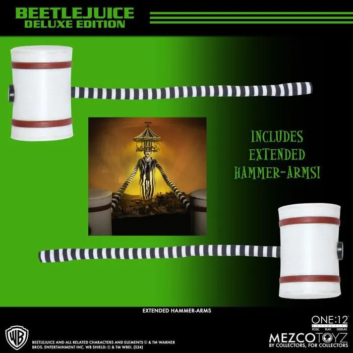 BEETLEJUICE - Beetlejuice Deluxe Edition 1/12 Action Figure