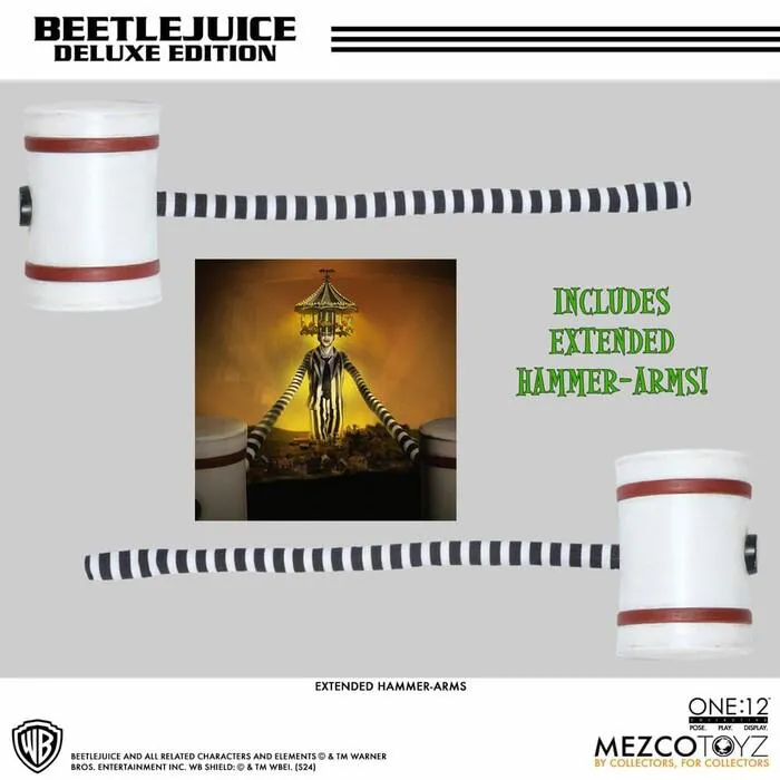 BEETLEJUICE - Beetlejuice Deluxe Edition 1/12 Action Figure
