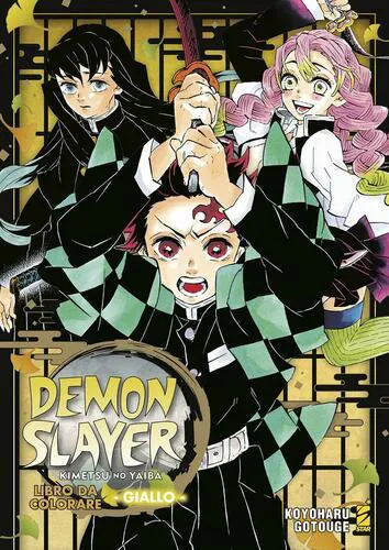 DEMON SLAYER KIMETSU NO YAIBA - LIBRO DA COLORARE - GIALLO