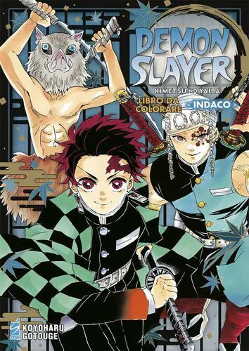 DEMON SLAYER KIMETSU NO YAIBA - LIBRO DA COLORARE - INDACO