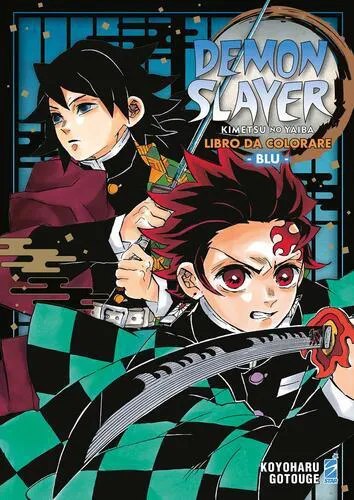 DEMON SLAYER KIMETSU NO YAIBA - LIBRO DA COLORARE - BLU