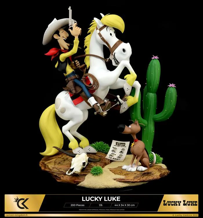 LUCKY LUKE - Lucky Luke & Jolly Jumper 1/6 Polystone Statue