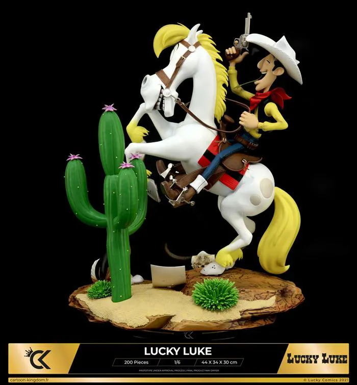LUCKY LUKE - Lucky Luke & Jolly Jumper 1/6 Polystone Statue