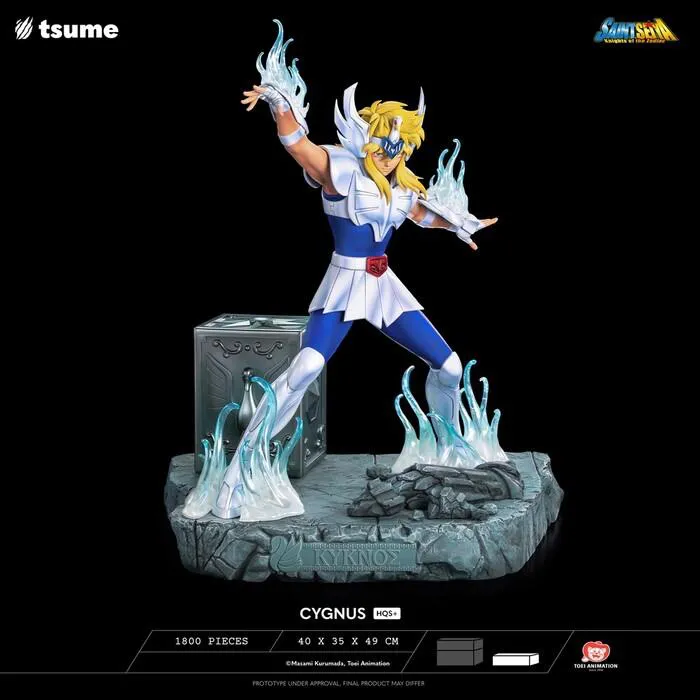 SAINT SEIYA - Cygnus Hyoga HQS+ 1/4 Statue