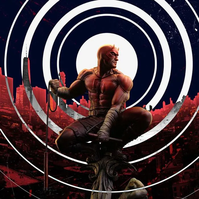 MARVEL - Daredevil Unleashed 1/10 Deluxe Art Scale Statue