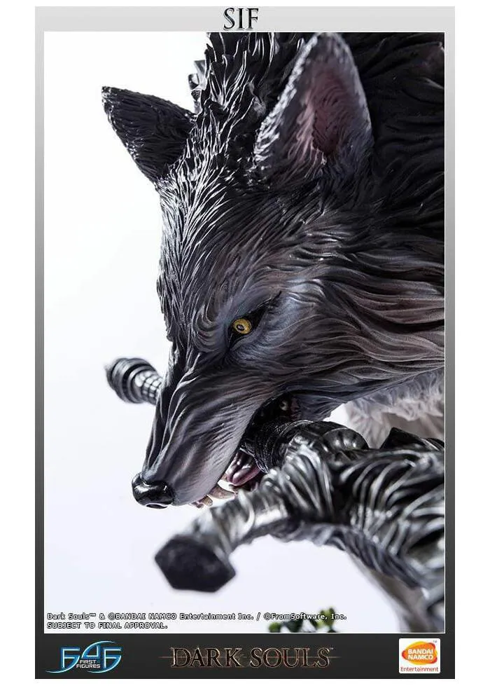 DARK SOULS - The Great Grey Wolf Sif Polystone Statue