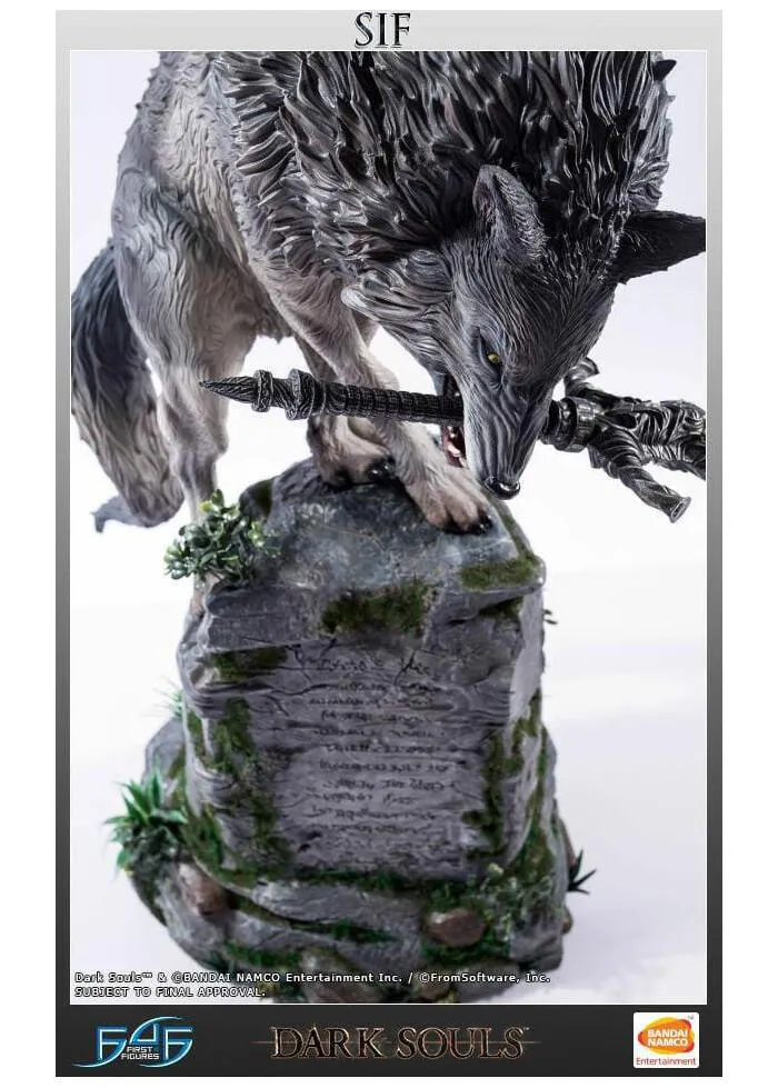 DARK SOULS - The Great Grey Wolf Sif Polystone Statue