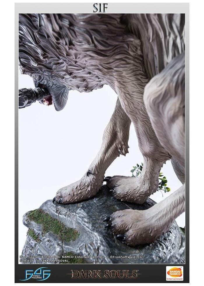 DARK SOULS - The Great Grey Wolf Sif Polystone Statue
