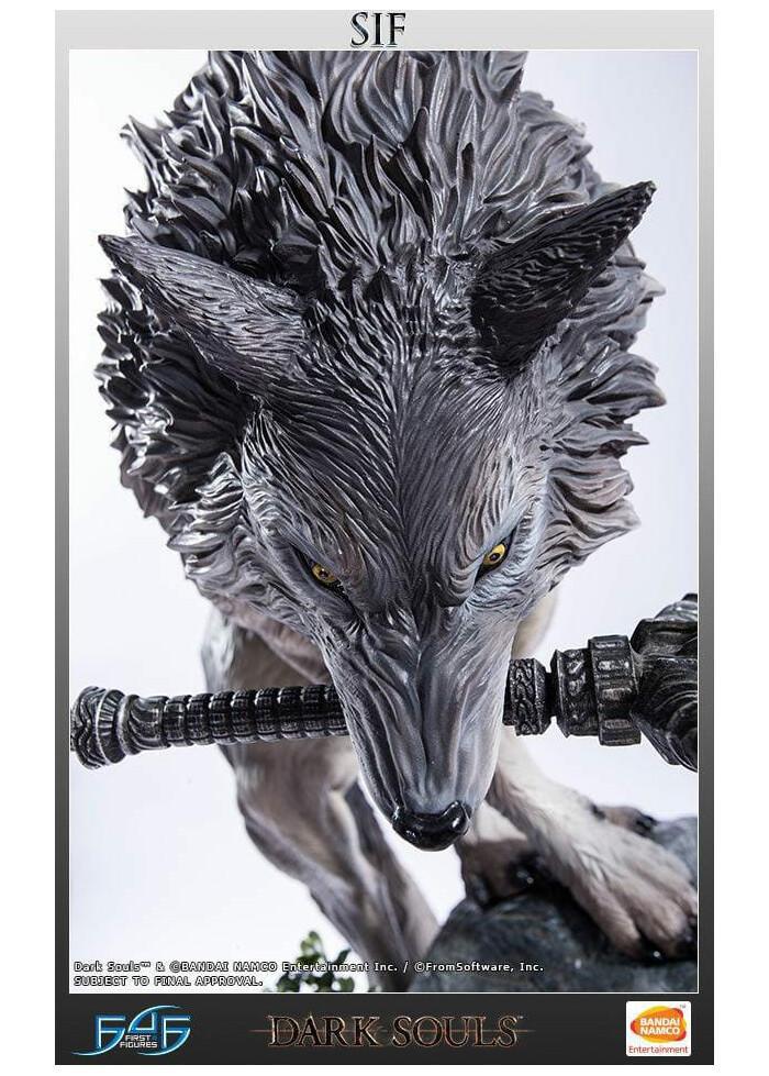 DARK SOULS - The Great Grey Wolf Sif Polystone Statue