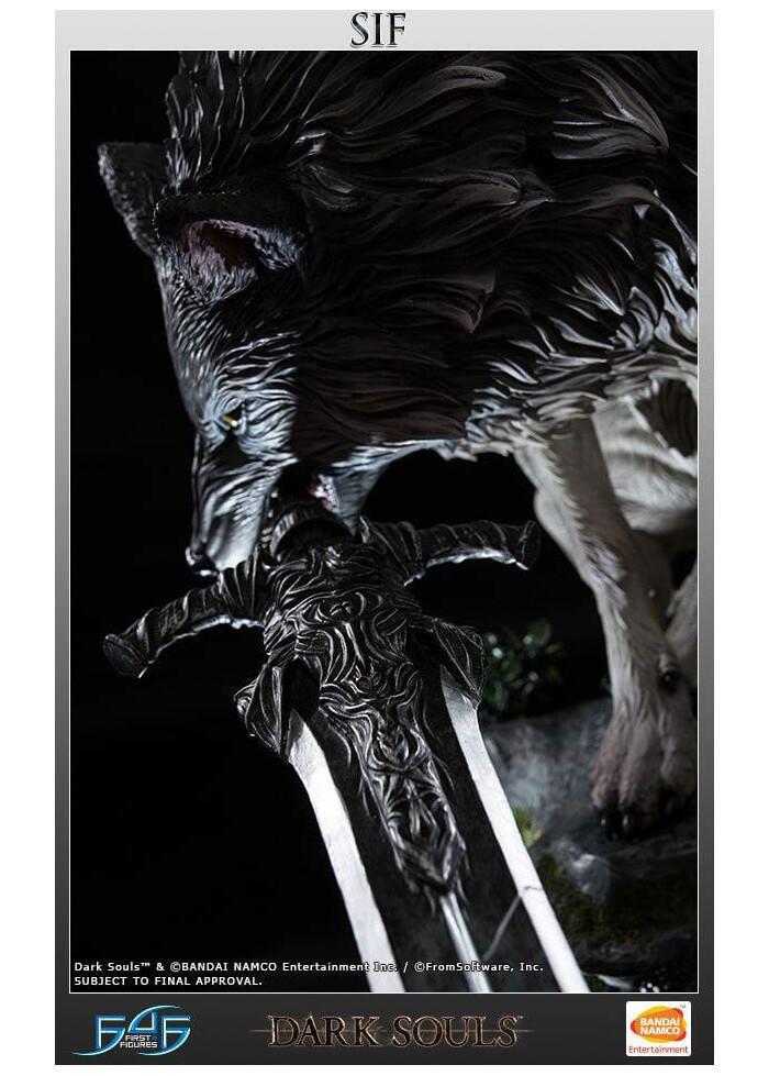 DARK SOULS - The Great Grey Wolf Sif Polystone Statue