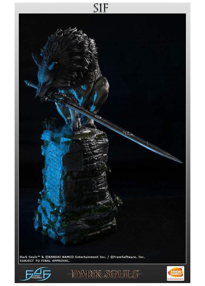 DARK SOULS - The Great Grey Wolf Sif Polystone Statue