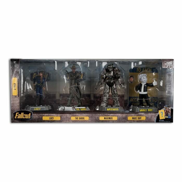 FALLOUT - Movie Maniacs - Lucy Maximus The Ghoul & Vault Boy Action Figure 4-Pack