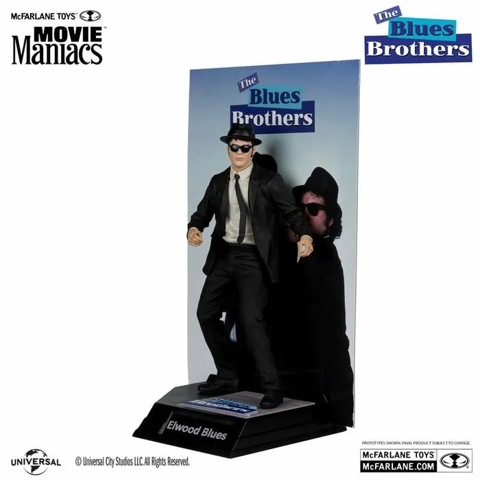BLUES BROTHERS - Movie Maniacs - Jake & Elwood Blues Pvc Figure 2-Pack
