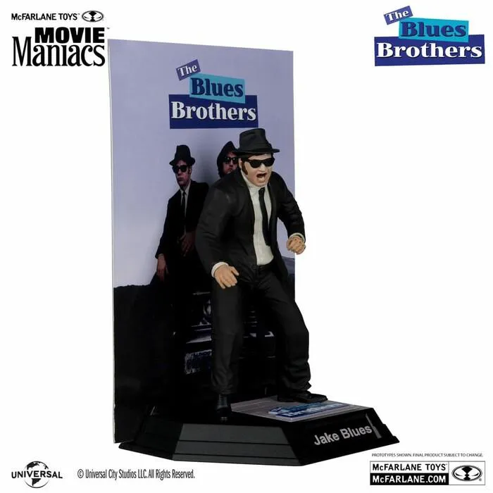 BLUES BROTHERS - Movie Maniacs - Jake & Elwood Blues Pvc Figure 2-Pack