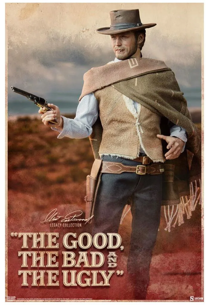THE GOOD THE BAD THE UGLY - il buono il brutto il cattivo - Clint Eastwood Legacy Collection - The Man With No Name 1/6 Action Figure 12"