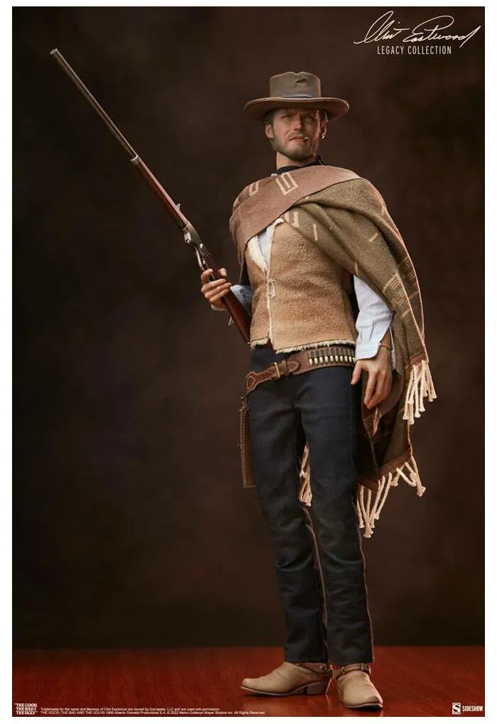 THE GOOD THE BAD THE UGLY - il buono il brutto il cattivo - Clint Eastwood Legacy Collection - The Man With No Name 1/6 Action Figure 12"