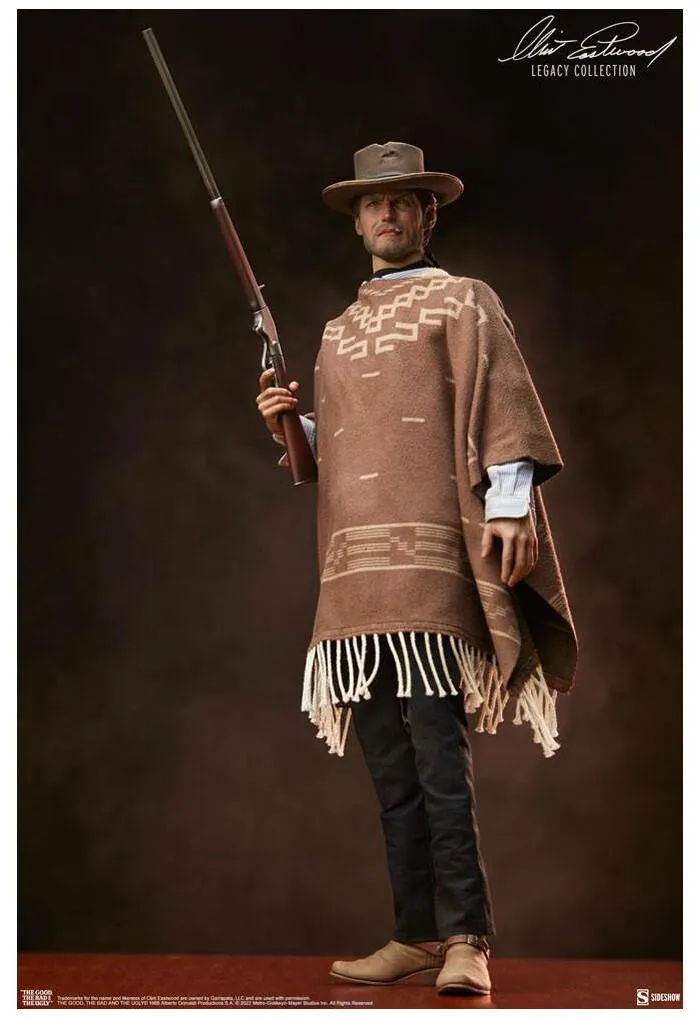 THE GOOD THE BAD THE UGLY - il buono il brutto il cattivo - Clint Eastwood Legacy Collection - The Man With No Name 1/6 Action Figure 12"