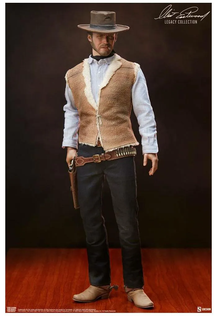 THE GOOD THE BAD THE UGLY - il buono il brutto il cattivo - Clint Eastwood Legacy Collection - The Man With No Name 1/6 Action Figure 12"