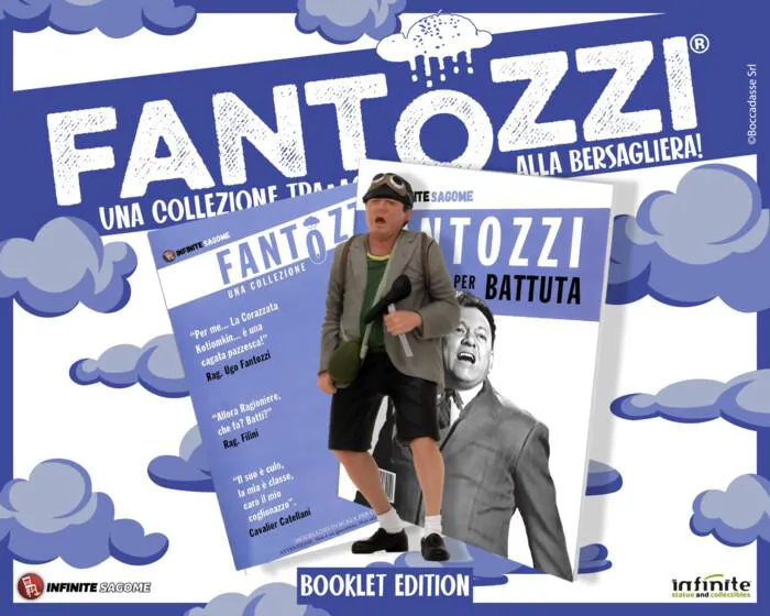 FANTOZZI - alla Bersagliera Booklet Edition Mini Pvc Figure