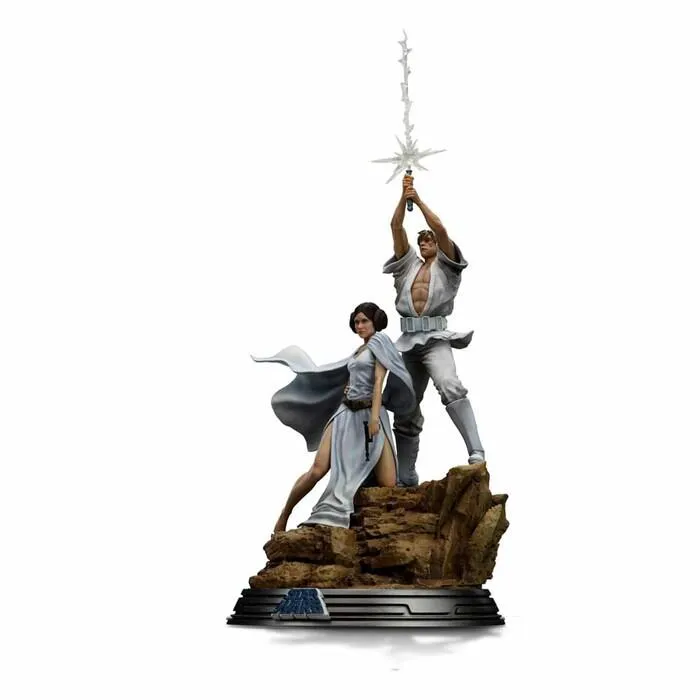STAR WARS - Luke and Leia 1/10 Deluxe Art Scale Statue