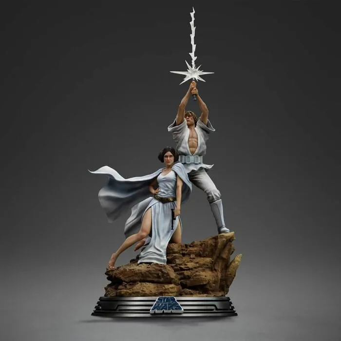 STAR WARS - Luke and Leia 1/10 Deluxe Art Scale Statue