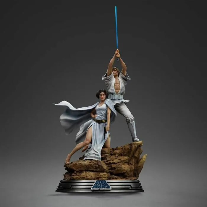 STAR WARS - Luke and Leia 1/10 Deluxe Art Scale Statue