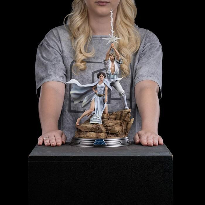 STAR WARS - Luke and Leia 1/10 Deluxe Art Scale Statue