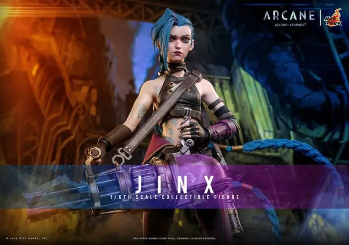 LEAGUES OF LEGENDS ARCANE - Jinx 1/6 Action Figure 12" TMS137