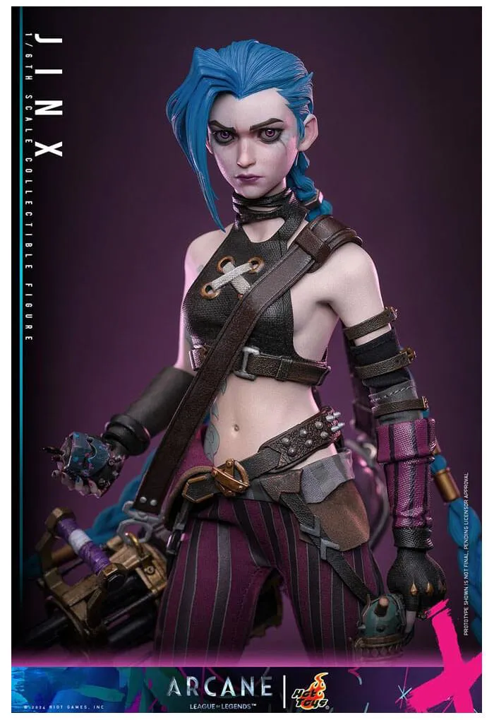 LEAGUES OF LEGENDS ARCANE - Jinx 1/6 Action Figure 12" TMS137
