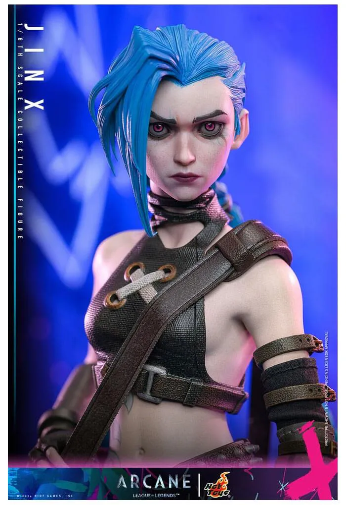 LEAGUES OF LEGENDS ARCANE - Jinx 1/6 Action Figure 12" TMS137