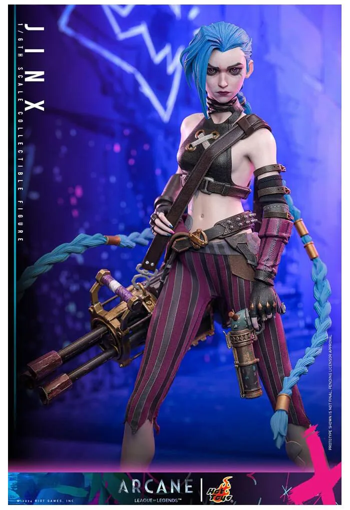 LEAGUES OF LEGENDS ARCANE - Jinx 1/6 Action Figure 12" TMS137