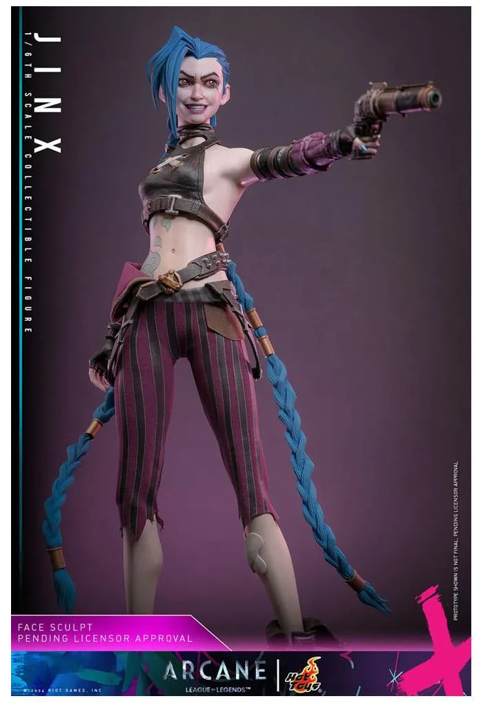 LEAGUES OF LEGENDS ARCANE - Jinx 1/6 Action Figure 12" TMS137