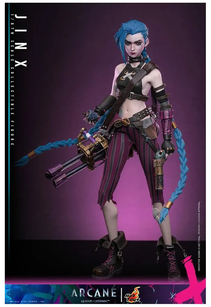 LEAGUES OF LEGENDS ARCANE - Jinx 1/6 Action Figure 12" TMS137