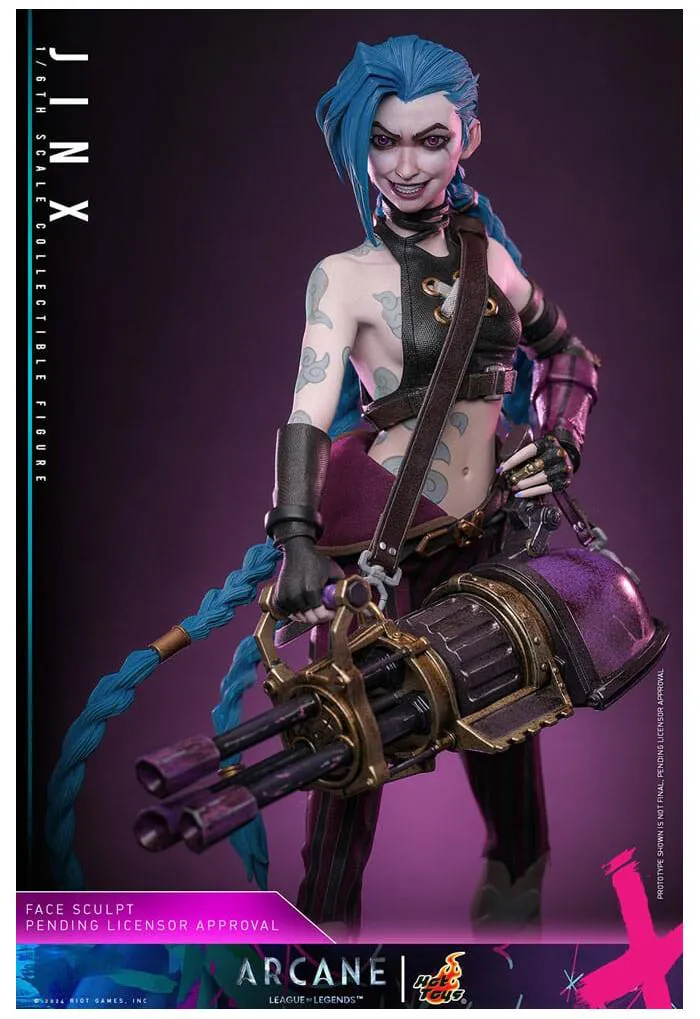 LEAGUES OF LEGENDS ARCANE - Jinx 1/6 Action Figure 12" TMS137