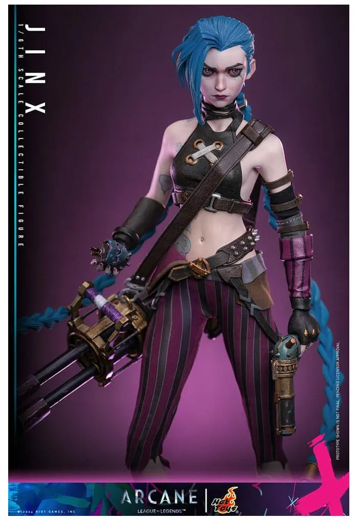 LEAGUES OF LEGENDS ARCANE - Jinx 1/6 Action Figure 12" TMS137