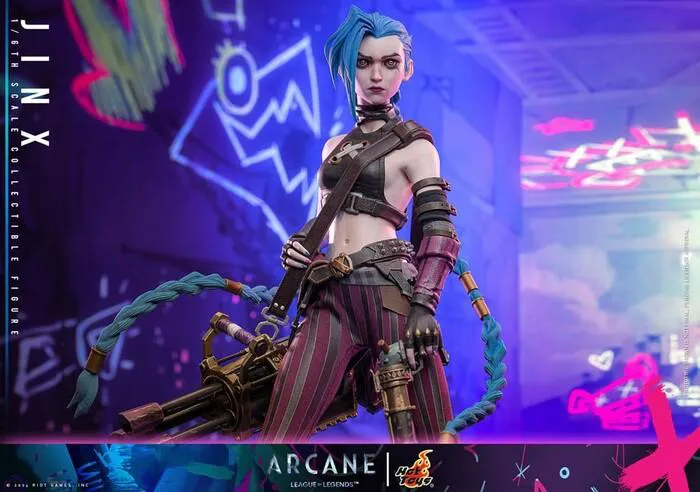 LEAGUES OF LEGENDS ARCANE - Jinx 1/6 Action Figure 12" TMS137