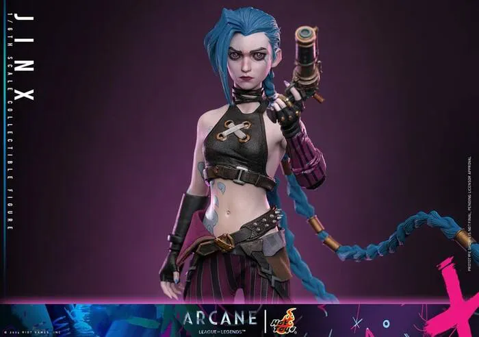 LEAGUES OF LEGENDS ARCANE - Jinx 1/6 Action Figure 12" TMS137