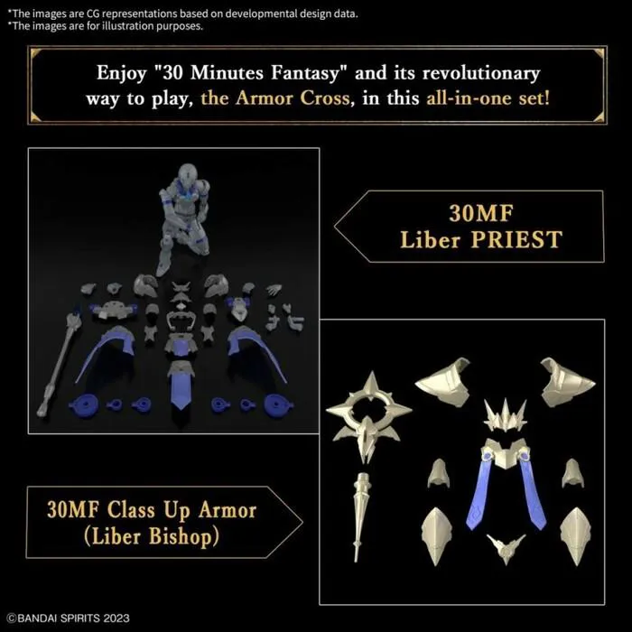 GUNDAM 30MF / 30 MINUTES FANTASY - Liber Bishop Model Kit