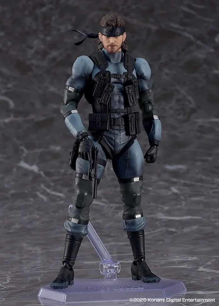 METAL GEAR SOLID 2 - Sons of Liberty - Solid Snake MGS2 Ver. Updated Edition Figma Action Figure # 645