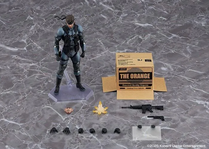 METAL GEAR SOLID 2 - Sons of Liberty - Solid Snake MGS2 Ver. Updated Edition Figma Action Figure # 645