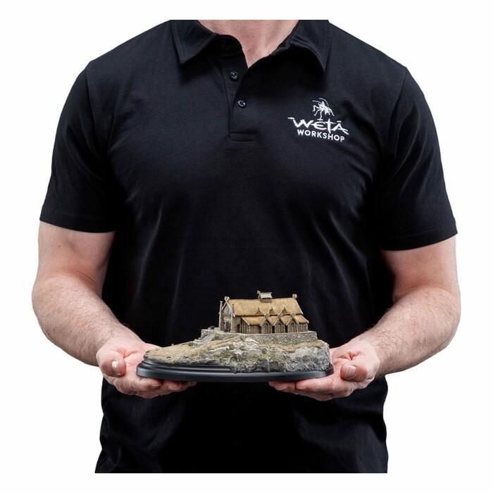 LORD OF THE RINGS - The Golden Hall of Edoras Polystone Statue